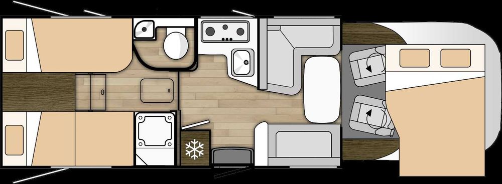 Kamper na wynajem Benimar Tessero 463