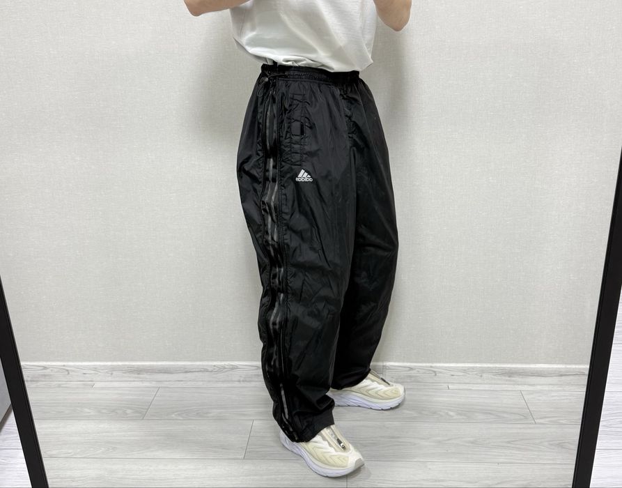 Adidas vintage штани спортивні широкі нейлонові спортивки адидас y2k