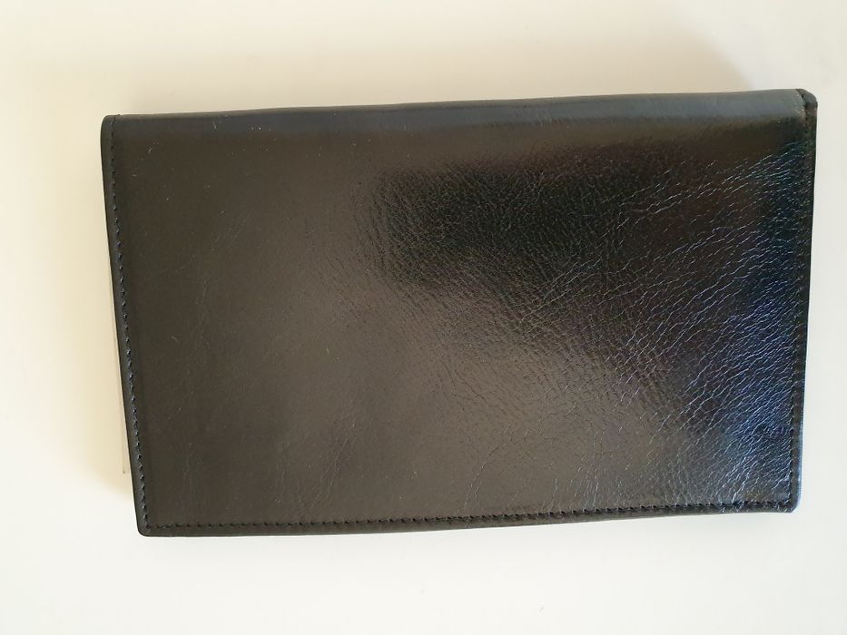 carteira de homem em pele preta