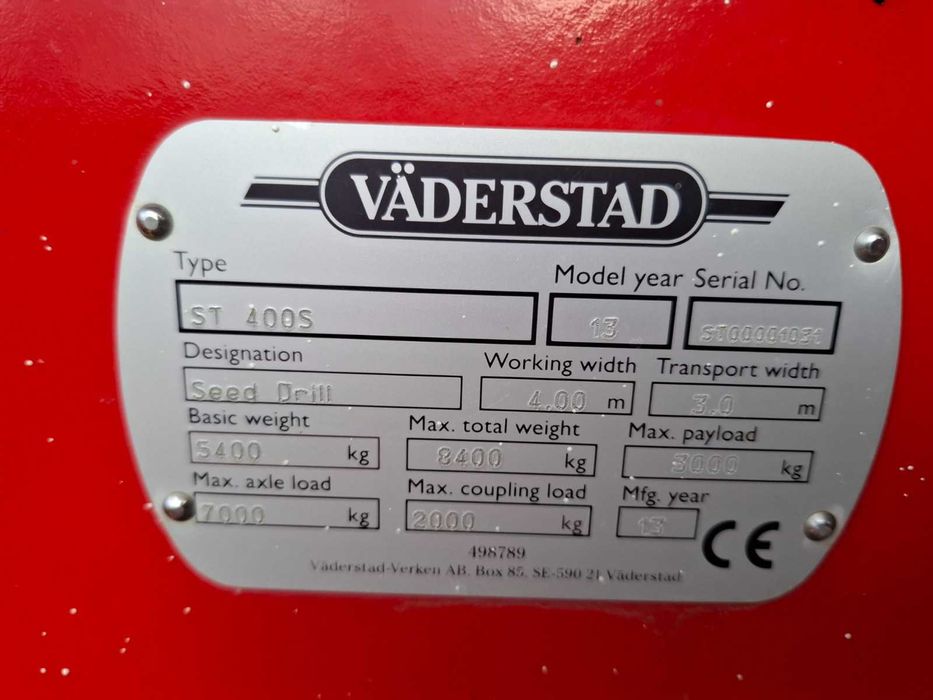 Vaderstad Spirit ST400S