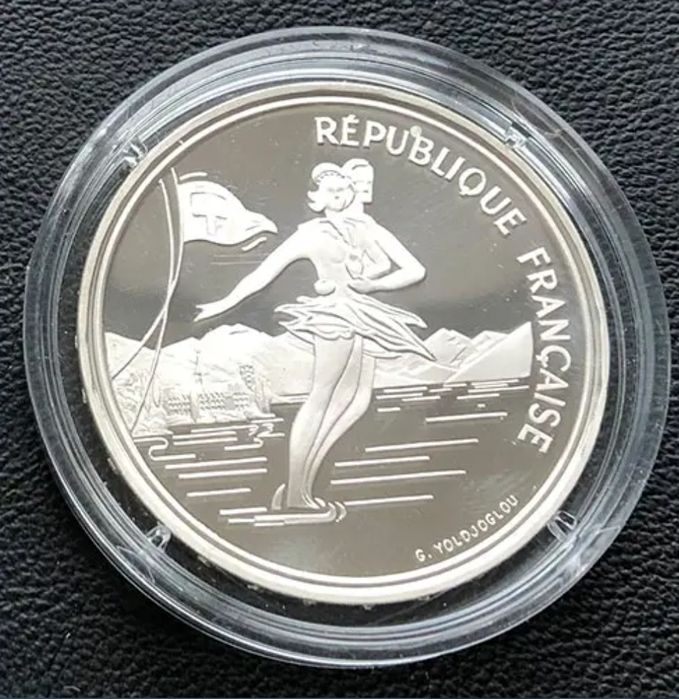 Набір монет 100 франків 1989 - 1992 року, Олімпійські ігри в Альбервіл