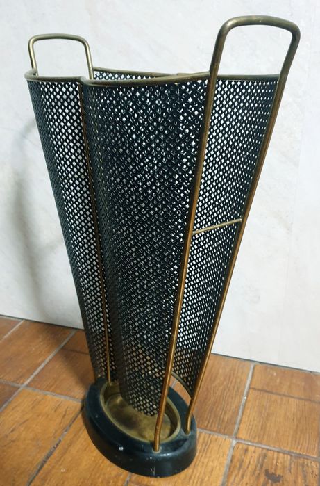 Raro fantástico suporte de guarda chuvas dos anos 50