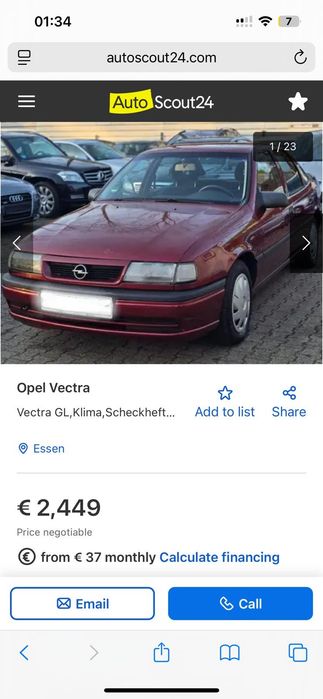 Vendo Opel Vectra