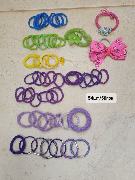 Резинки для волосся заколки крабики дитячи