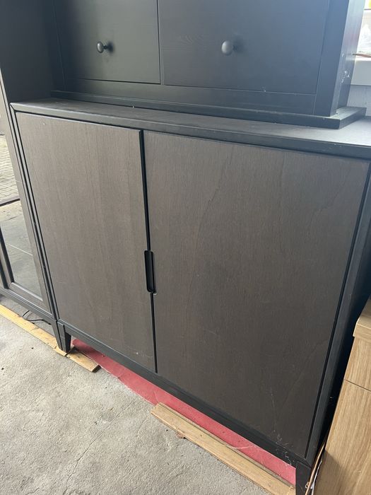 Czarna komoda ikea, szafka