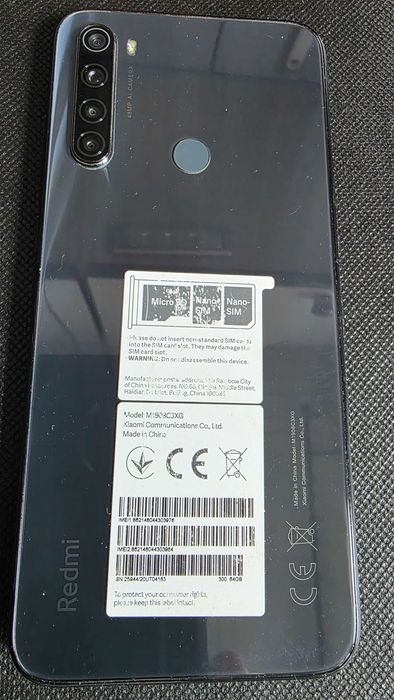 Telefon XIAOMI REDMI NOTE 8T, czarny + etui + szkło hartowane, 4/64 GB