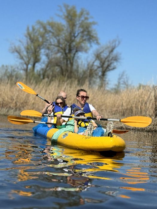 Нова, якісна тремісна байдарка, каяк тремісний каяк на троих
