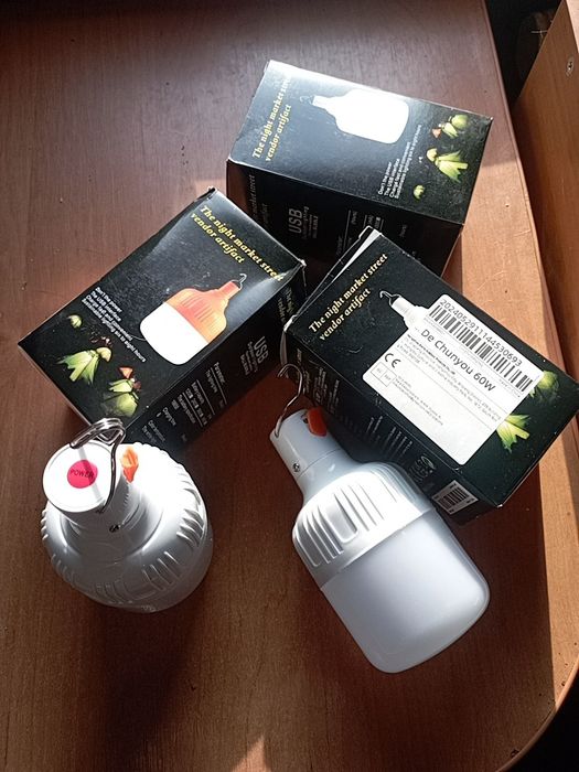 Лампа з акумулятором 60Wt