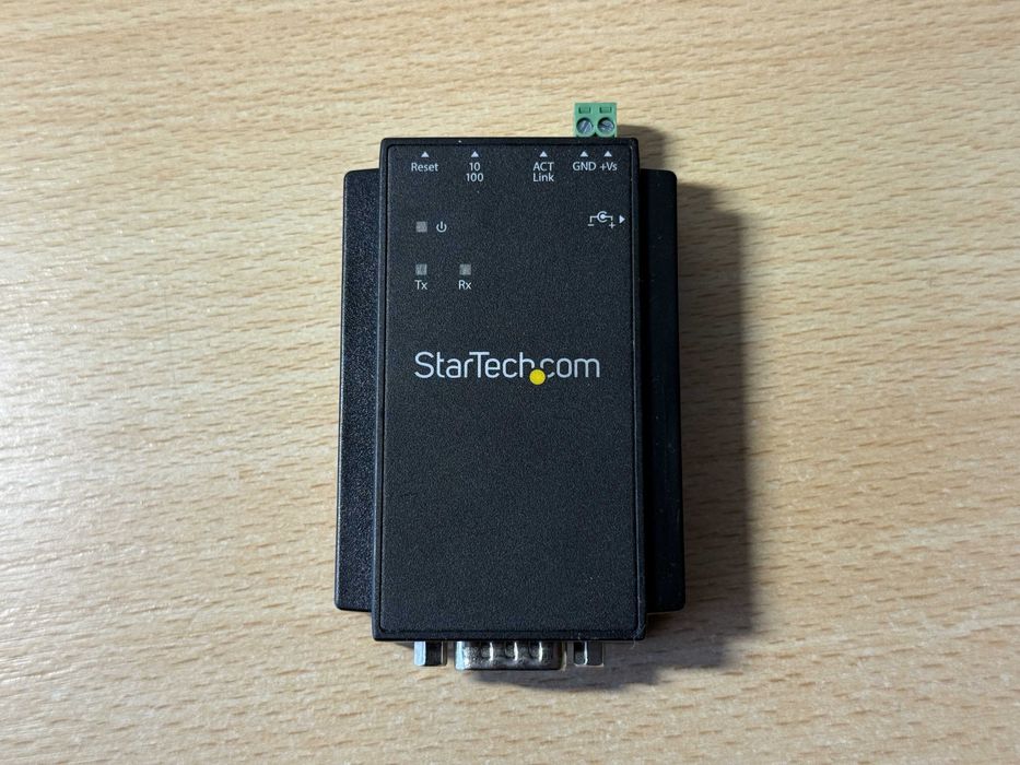 StarTech Serial-to-IP Ethernet Device Server - RS232 - DIN