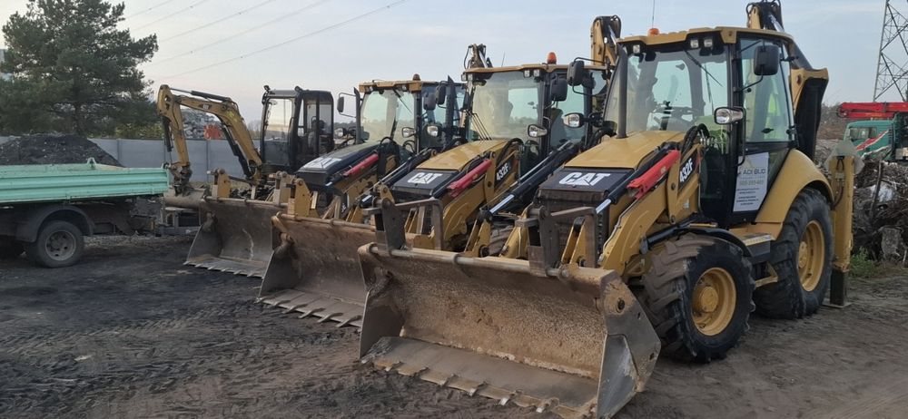 Usługi Wynajem Koparko ładowarka,  Koparka,  Wywrotka, Minikoparka