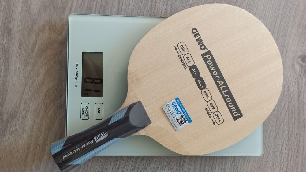Deska Gewo Power Allround, tenis stołowy