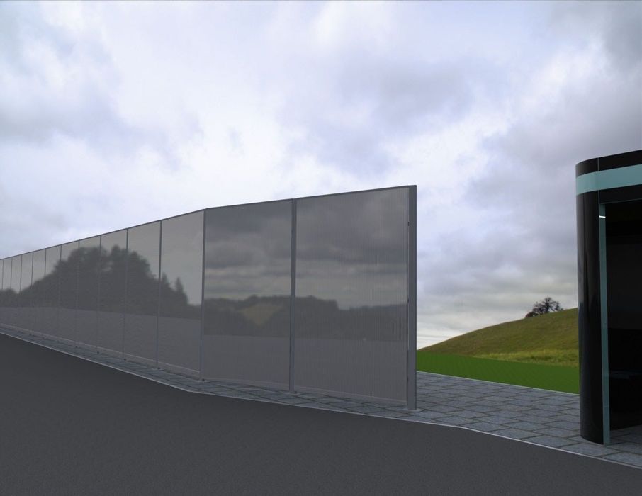 Заборы и шумо-защитные экраны из поликарбоната MAKROLUX (Швейцария)