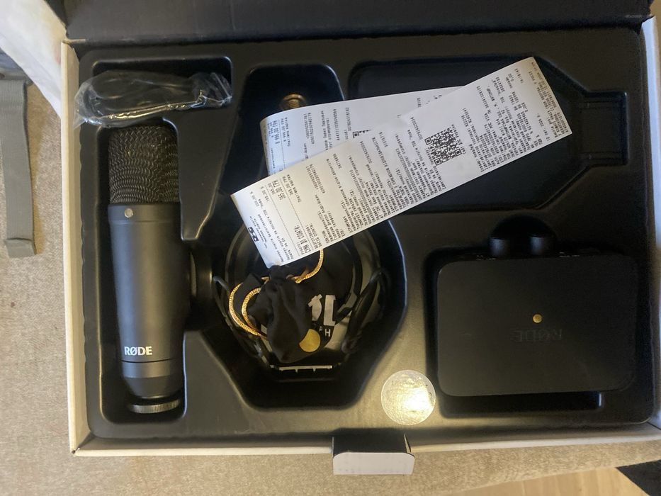 RØDE NT1 KIT Black + стійка + кабель + аудіоінтерфейс