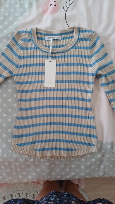 Camisola de riscas nova super confortável