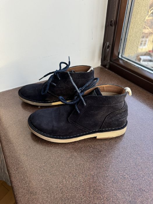 Черевики дитячі демісезонні замшеві оригінал Massimo Dutti р.34, 21 см