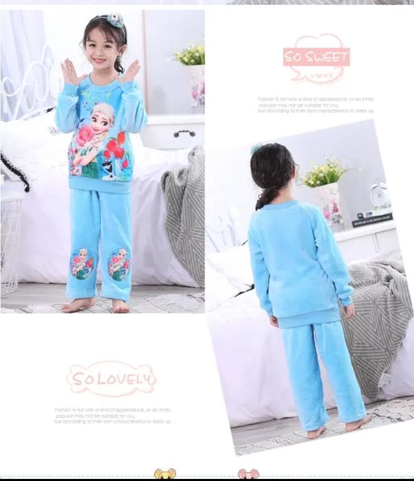 Піжама для дівчинки тепла