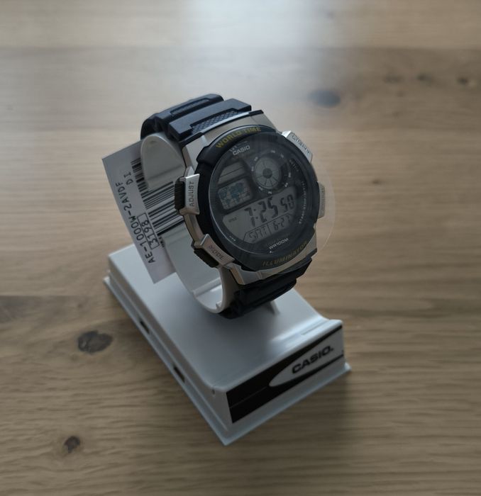Nowy zegarek Casio AE-1000W-2AVDF | Z metką | Pudełko | World Time