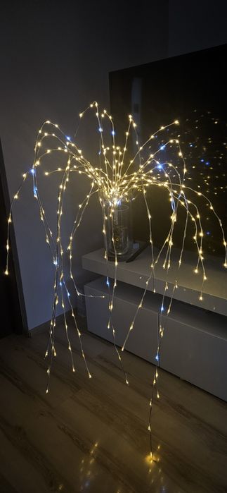 Gałęzie dekoracyjne led, ciepła biel, dekoracje świąteczne