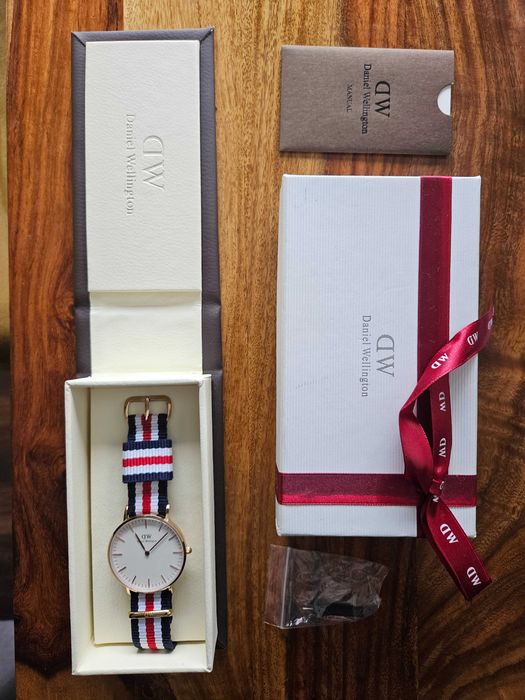 Zegarek Daniel Wellington Cunterbery Rose Gold 36 mm