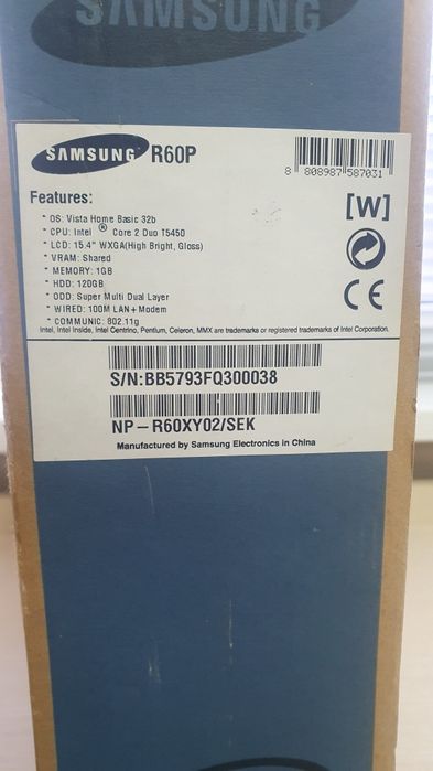 Ноутбук Samsung R60 plus стан ідеальний