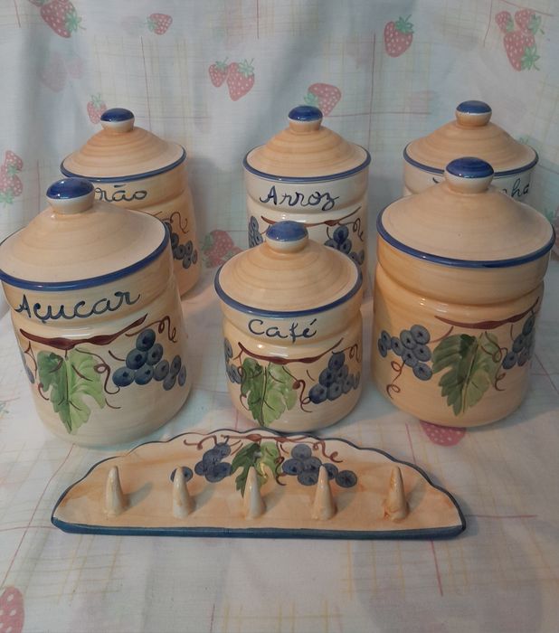 Conjunto de potes de cozinha