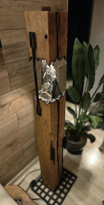 Lampa podłogowa rękodzieło