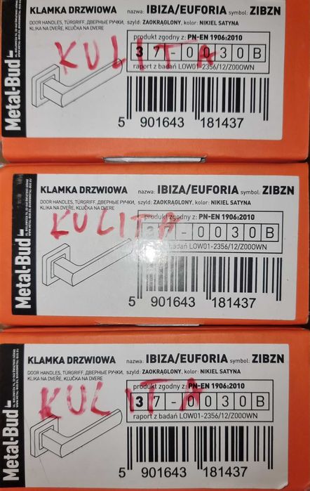 Klamki do drzwi Metal-Bud