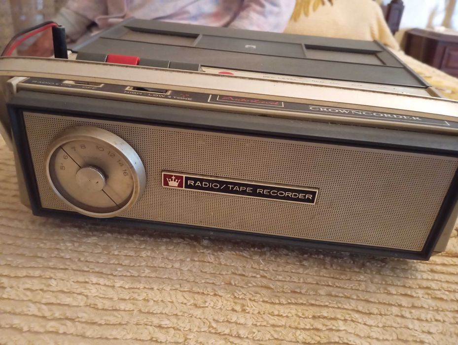 radio gravador crown