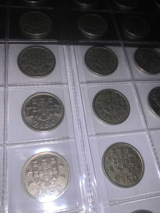 Moedas 2$50 (Vários Anos)