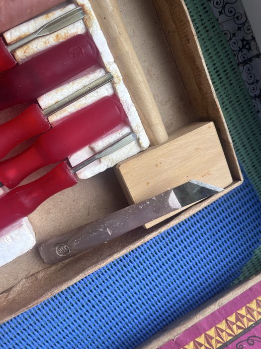 набор для резьбы по дереву ссср