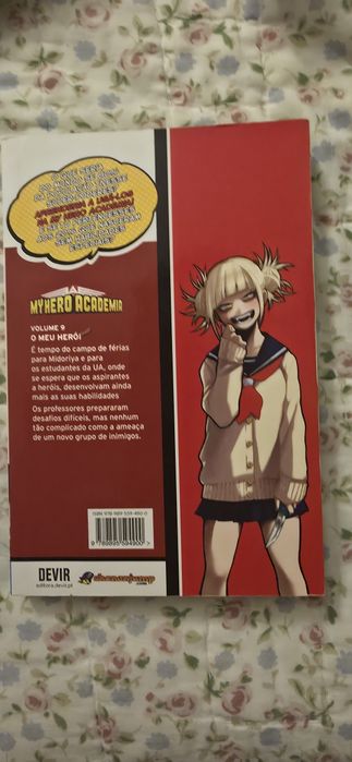 mangá My hero academia volume 9 versão Português de Portugal