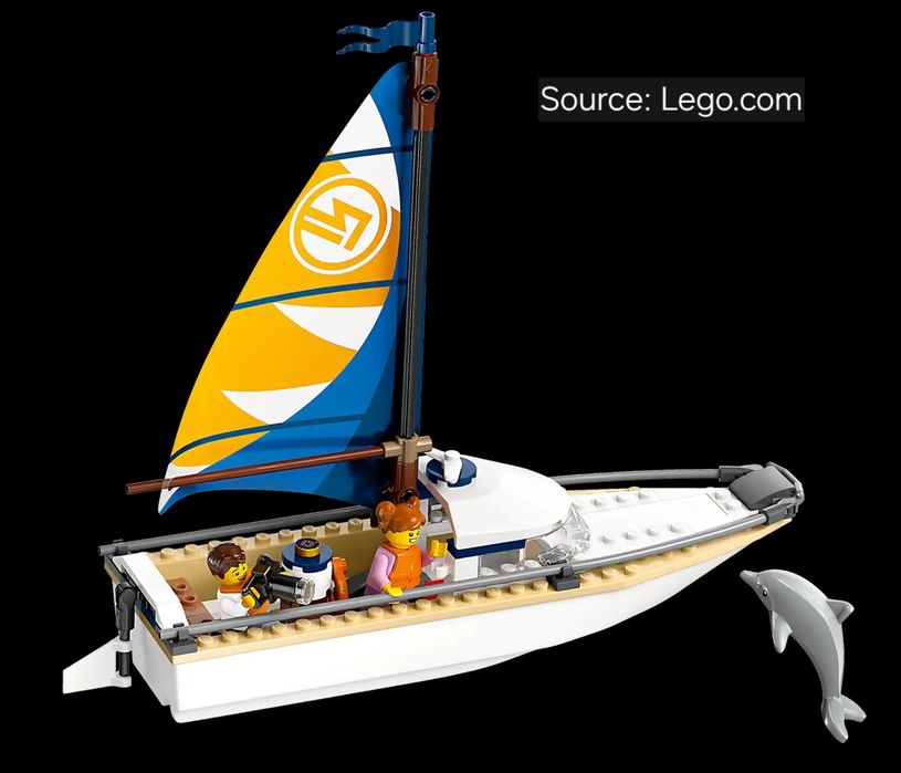 ENVIO GRATIS-LEGO 60438 Sailboat (City)