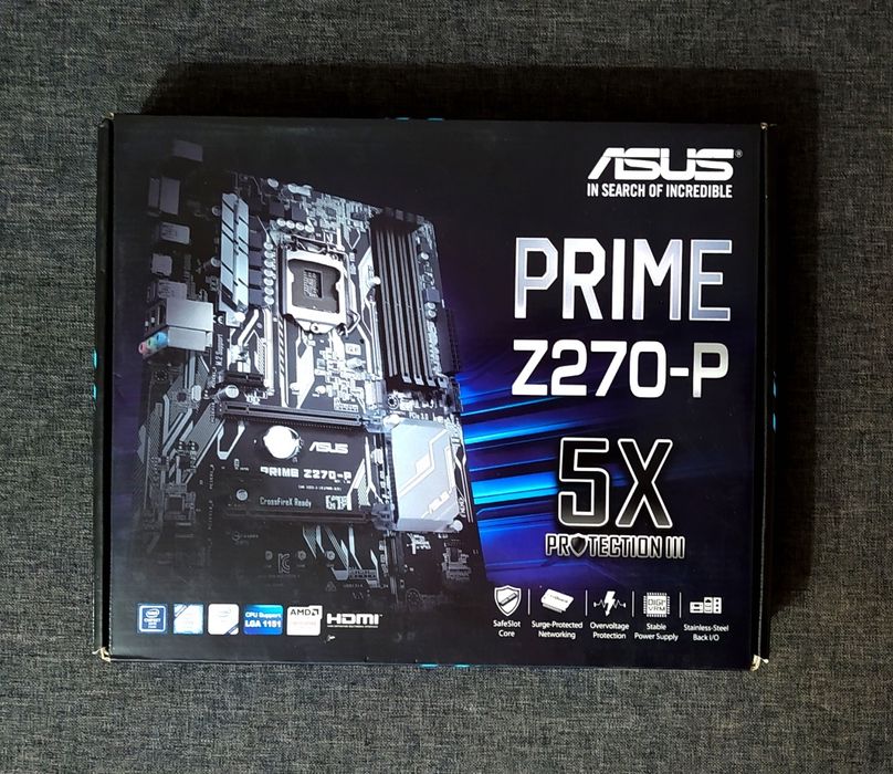 Материнская плата Asus Z270-P s-1151 Intel (B250 H270 H110 H170 Z170)