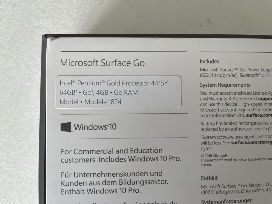 Microsoft Surface Go 4/64GB | Ідеальний стан