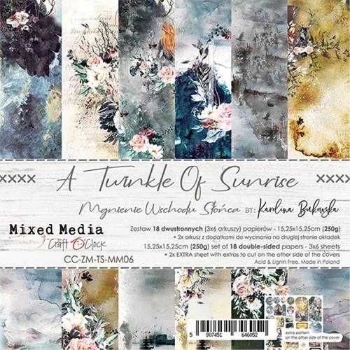 Zestaw papierów scrapbooking Craft o'Clock A Twinkle of Sunrise 15x15