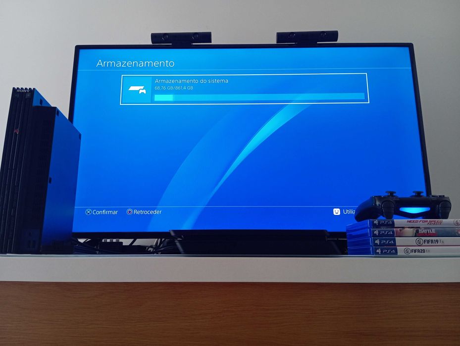 PS4 slim 1TB PlayStation 4, comando original Sony, box Call of Duty