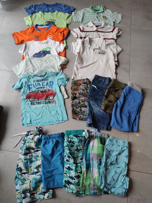 Zestaw ubrań 110 116 chlopak