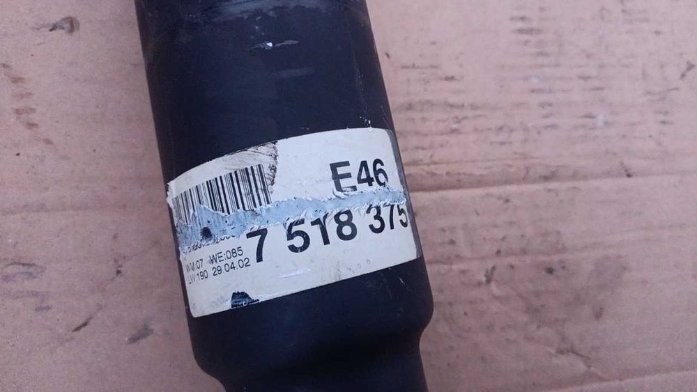 Kompletny Wał napędowy BMW E46 320d 2,0d 150KM LIFT Polift 375 Automat
