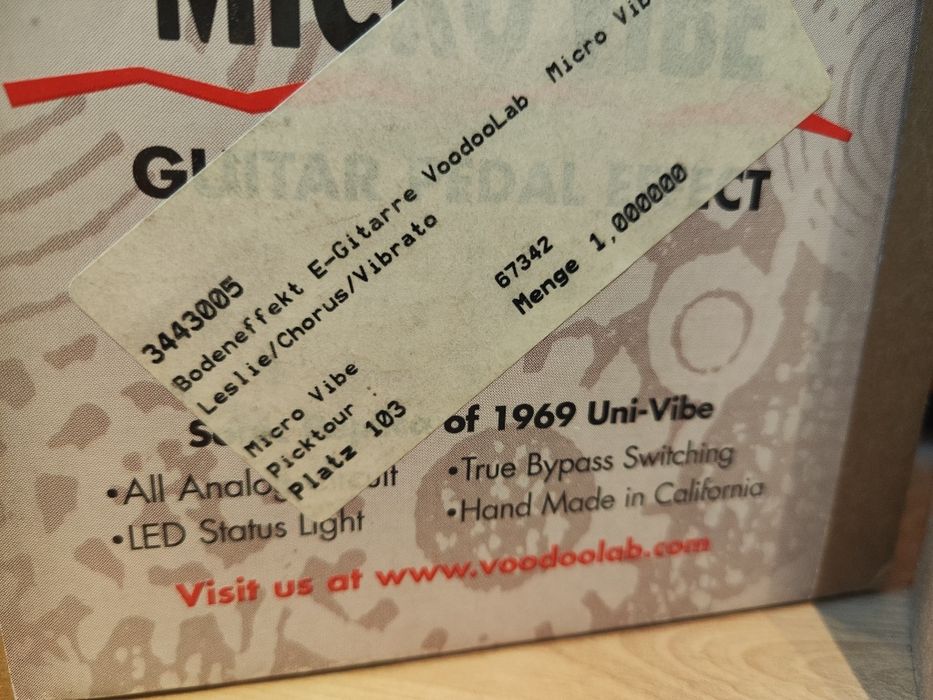 Voodoo Lab - Univibe / Micro Vibe