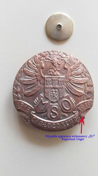 Lwów - Odznaka Miejskiej Straży Obywatelskiej - MSO