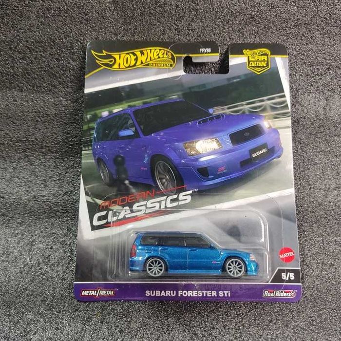 Subaru Forrester STi Hot Wheels Premium Car Culture Real Riders