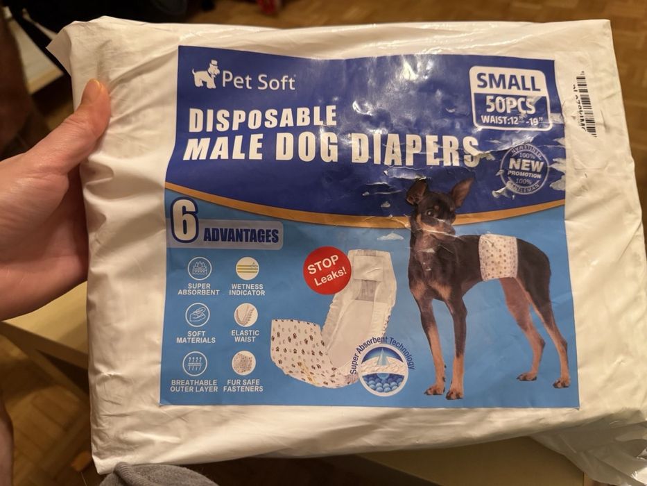 Pieluchy dla psów psa dla zwierząt jednorazowe 50 szt