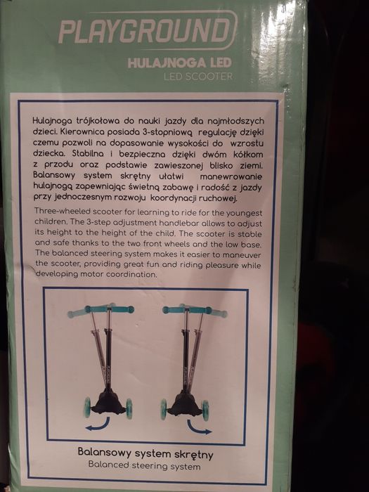 Hulajnogi LED dla dzieci 2 szt