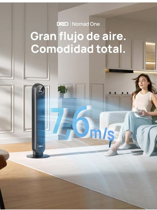 Ventoinha de Torre DREO 90 cm – Silenciosa, Potente, com App e Comando