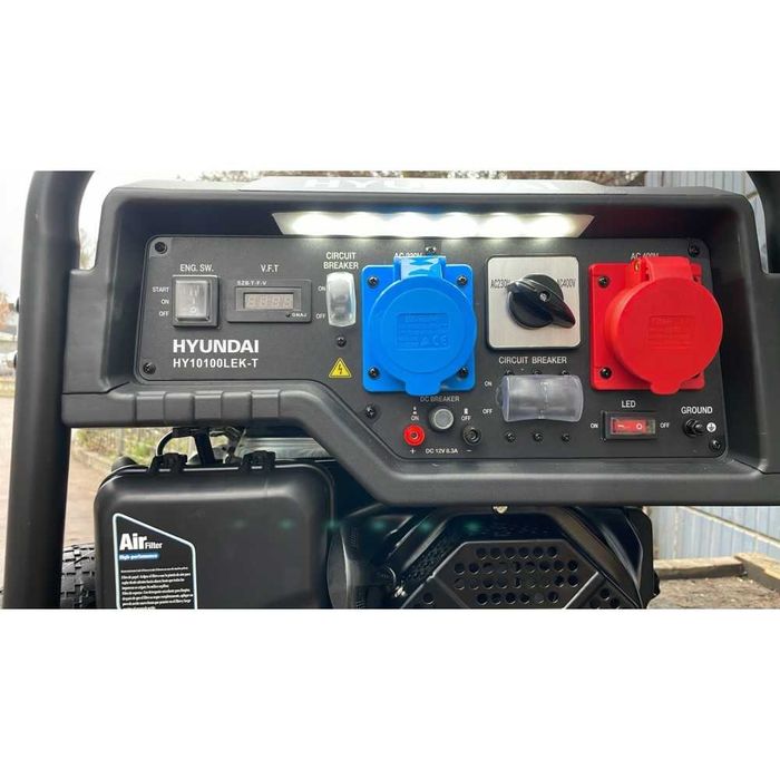 Генератор трифазний HYUNDAI HY10100LEK-T 8,5кВт і на 3 фази і на 1фазу