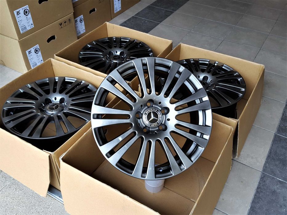 Alufelgi 16 5x112 Mercedes W447 V Vito Viano W639 A B C CLA GLA Chrom Shadow ! 824#