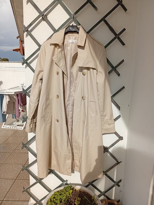 Gabardine de Homem Bege – Mango xl