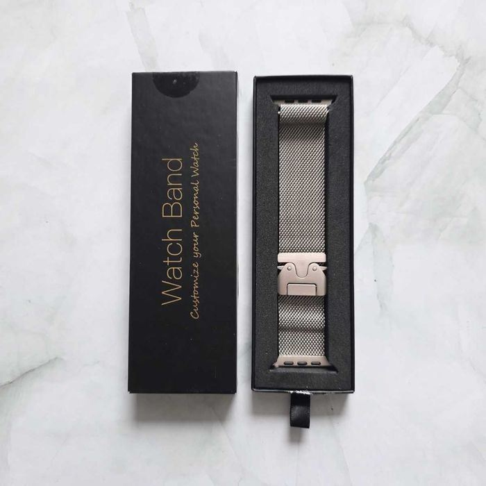 Pasek do smartwatcha Apple Series 3/2/1 42 mm srebrny