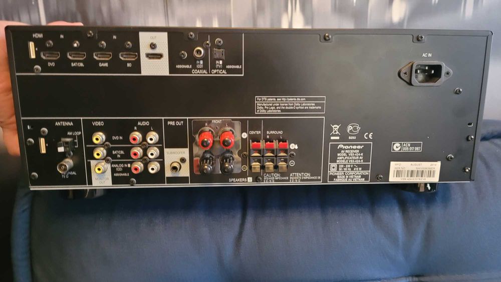 wieża pioneer, głośniki