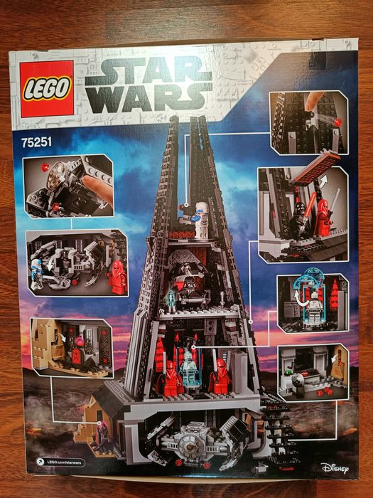 NOWE Klocki Lego 75251 Star Wars - Zamek Dartha Vadera